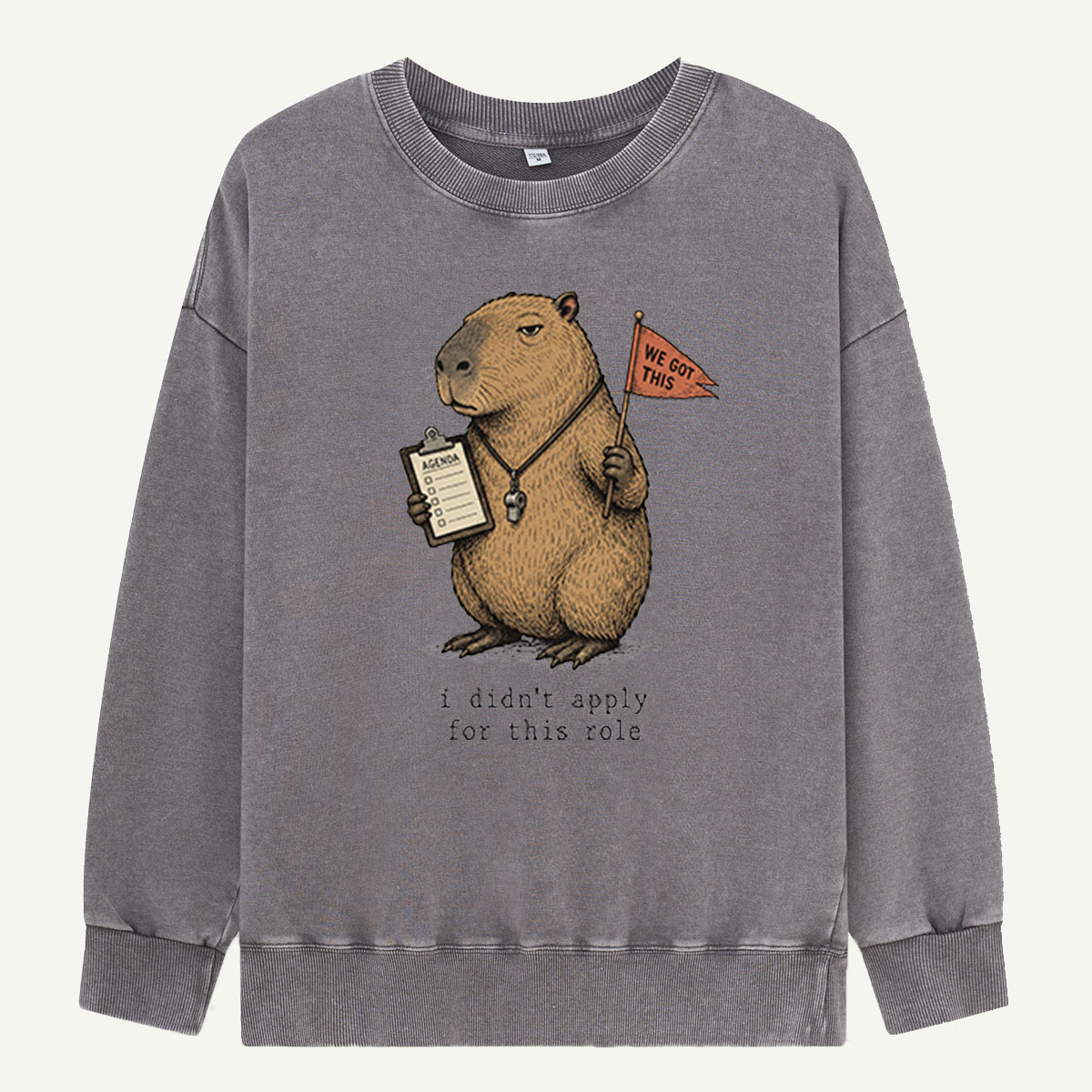 I Didn’t Apply for This Role Washed Sweatshirts