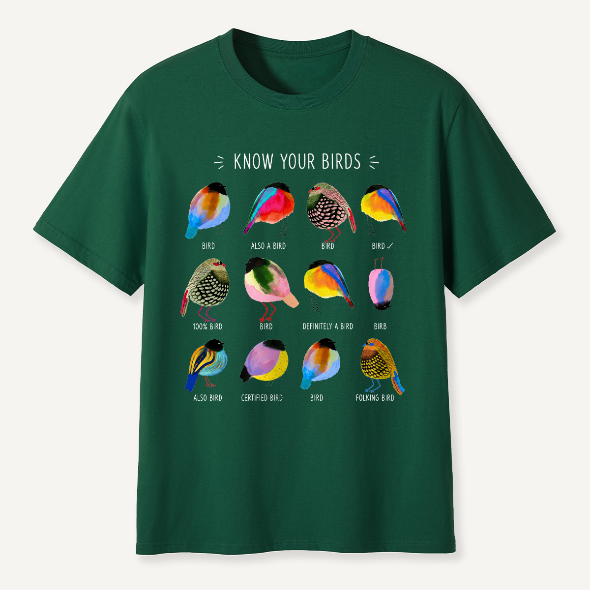 Colorful Bird Guide T-Shirt
