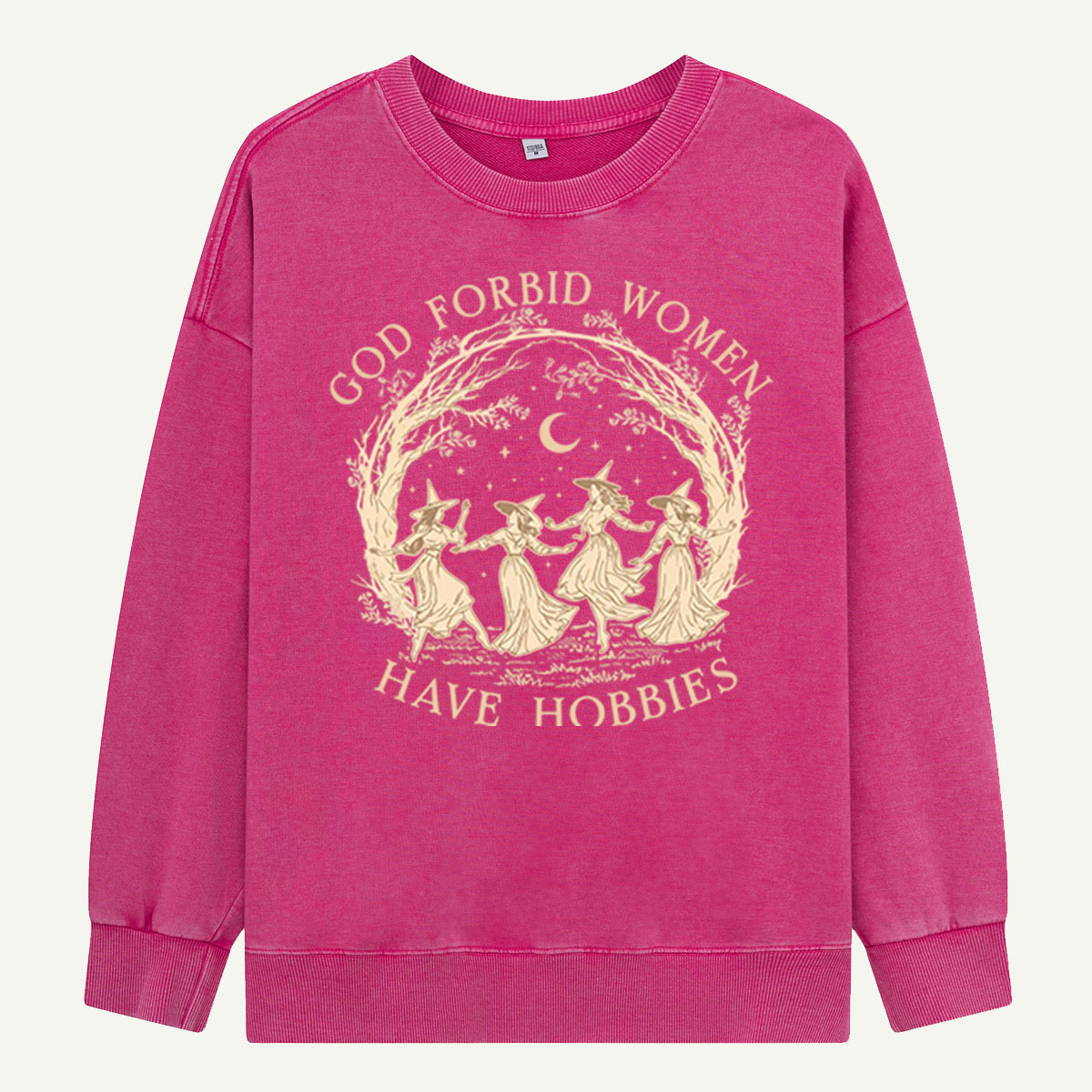 Witch Circle Moonlit Washed Sweatshirts