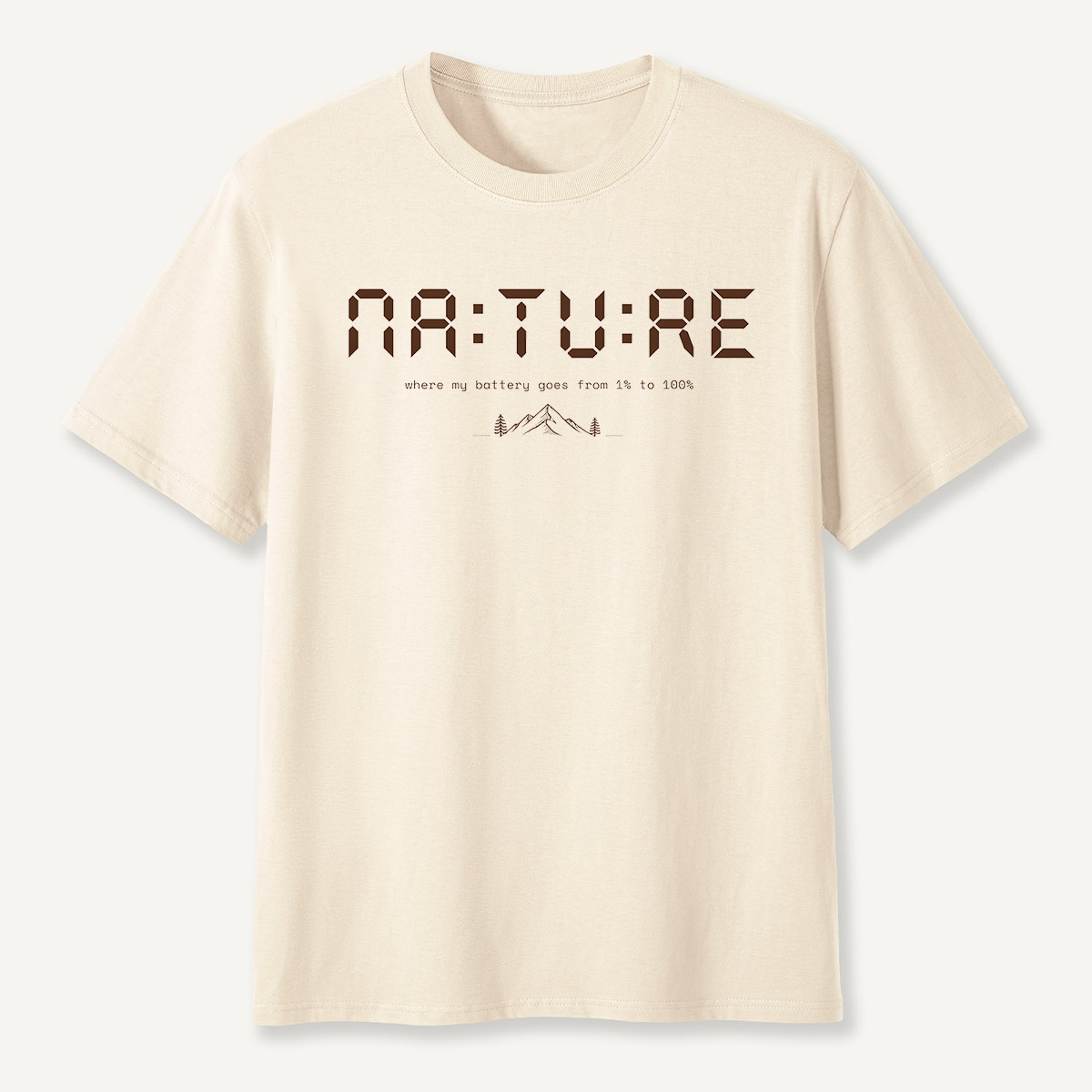 Nature Battery Recharge Mountain T-Shirt