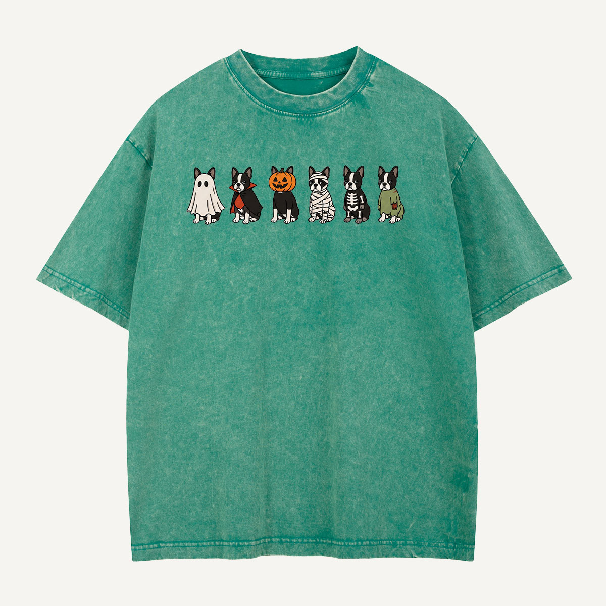 Halloween Costume Crew Washed T-Shirt
