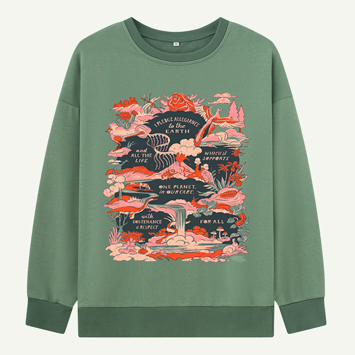 Pledge Allegiance to the Earth Sweatshirts