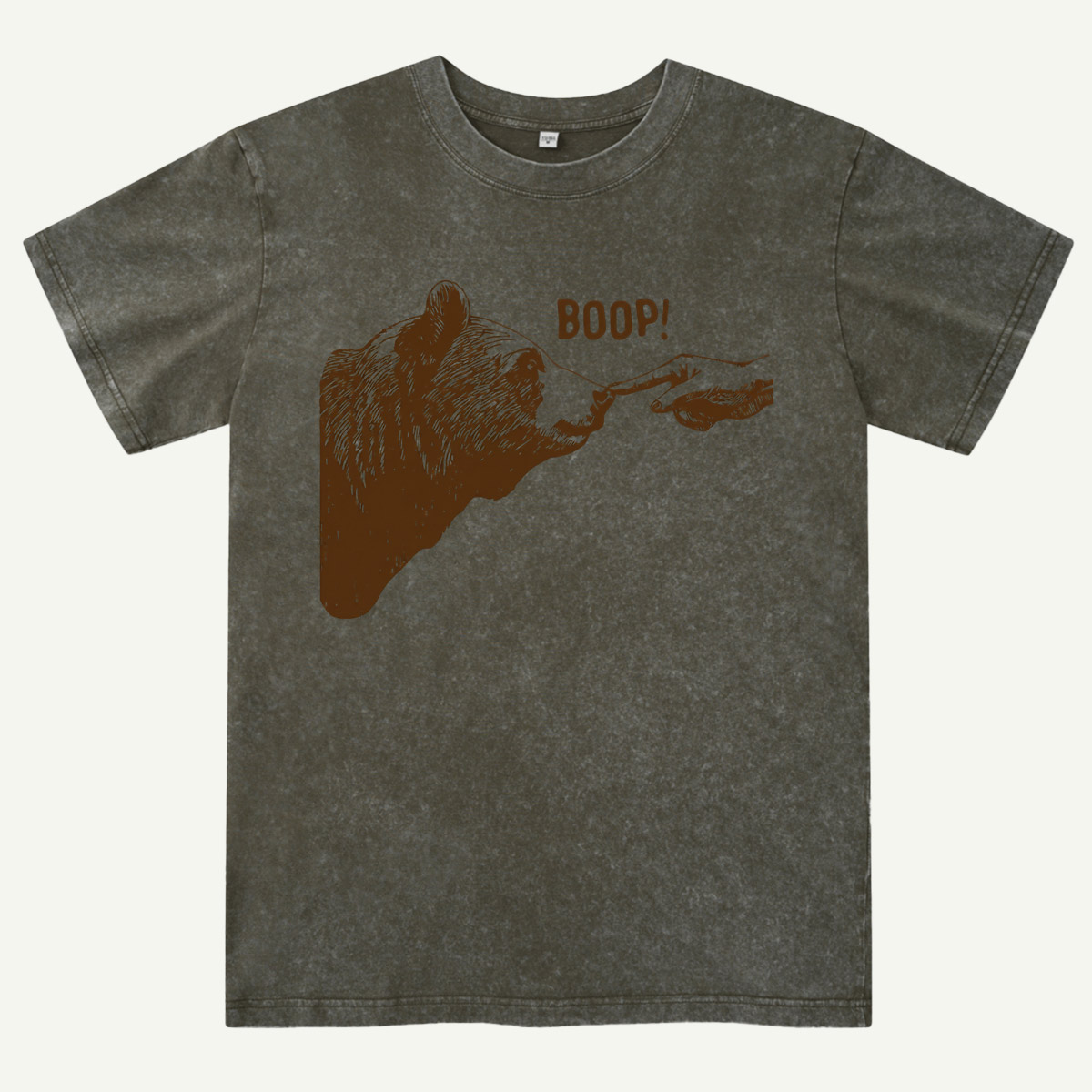 Boop Bear Nose Washed T-Shirt
