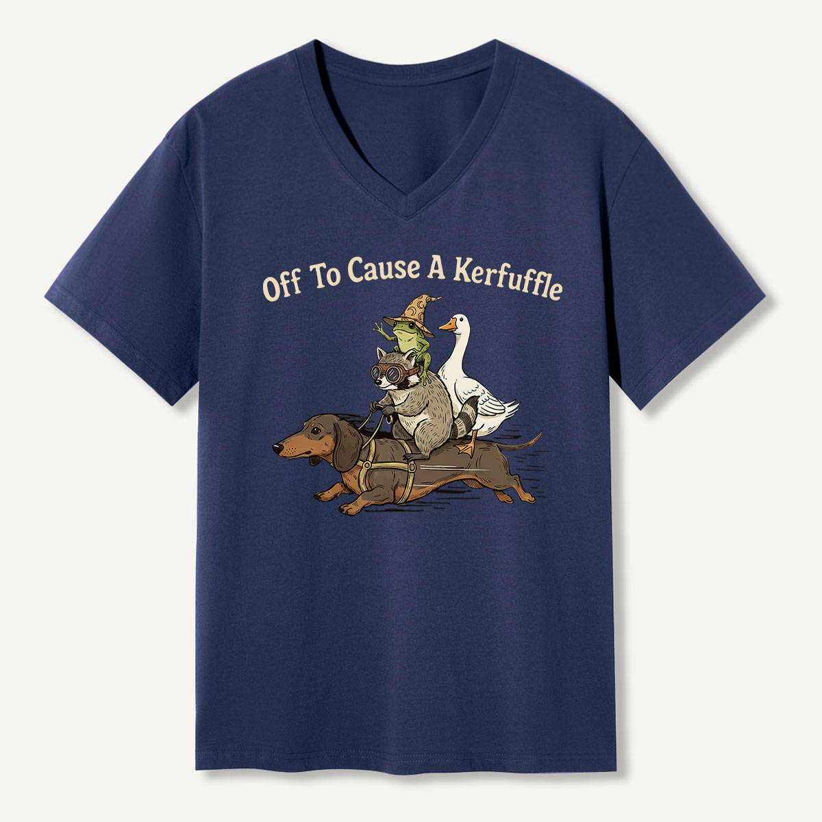 Off To Cause A Kerfuffle V-neck T-Shirt