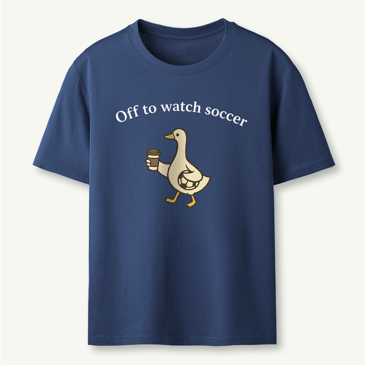 Funny Duck Soccer T‑Shirt