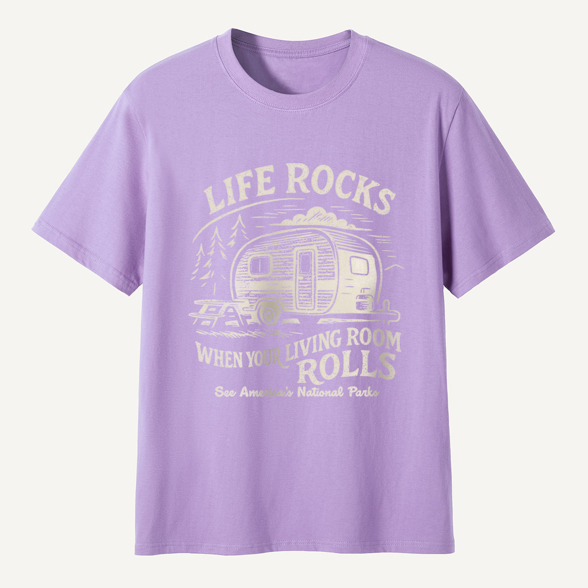 Life Rocks When Your Living Room Rolls Camper T-Shirt