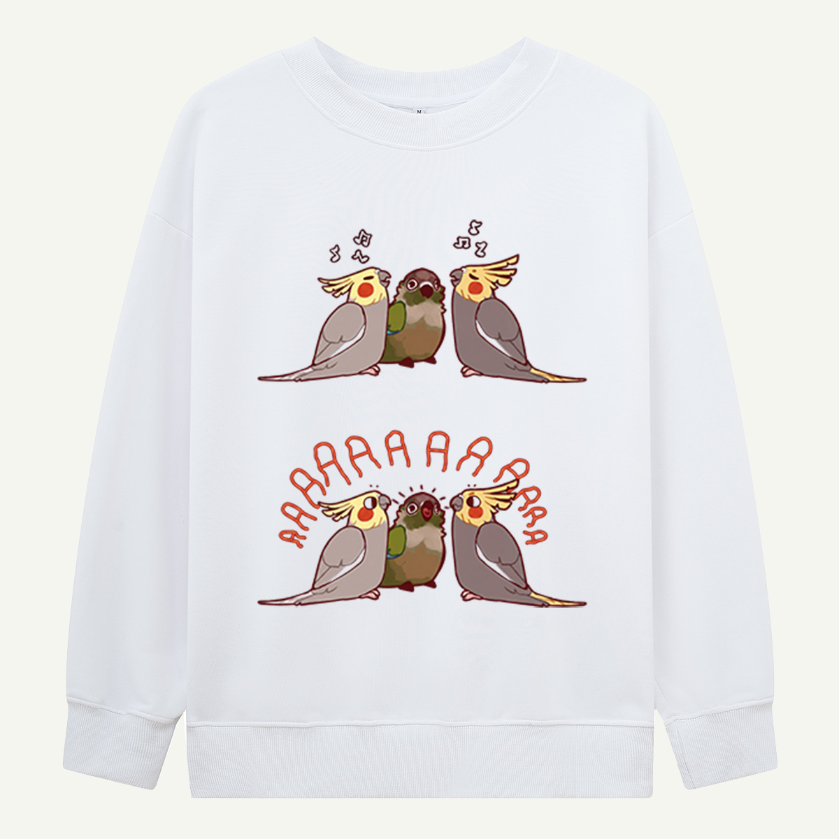 Cockatiel Scream Choir Sweatshirts