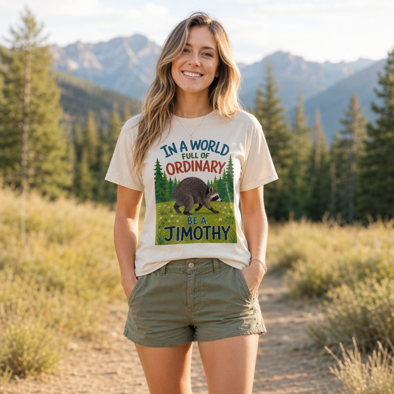 In a World Full of Ordinary Be a Jimothy T-Shirt