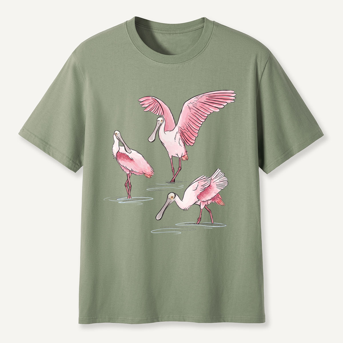 Roseate Spoonbill Bird T-Shirt