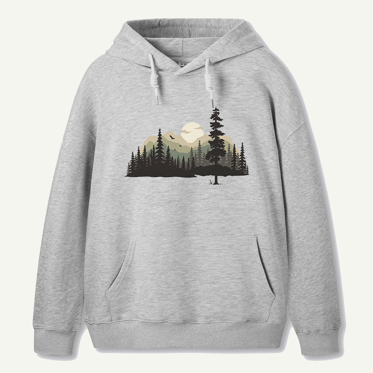 Pine Island Lake Reflection Hoodie