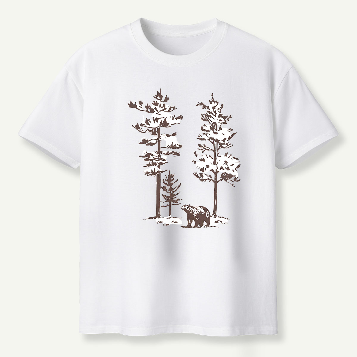 Moose Among The Pine Trees T-Shirt