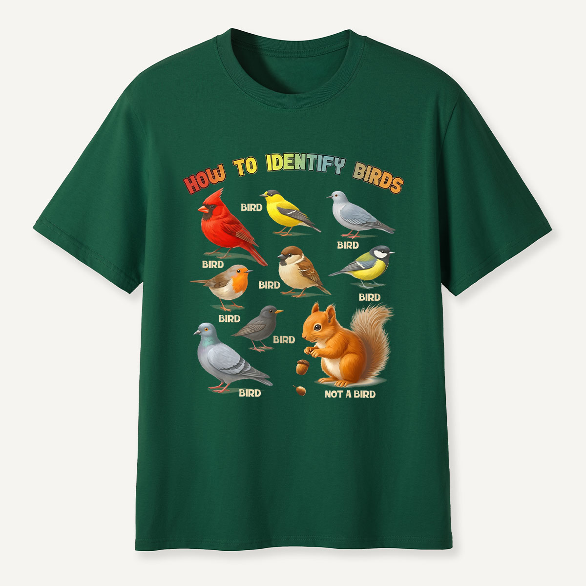 How to Identify Birds T-Shirt