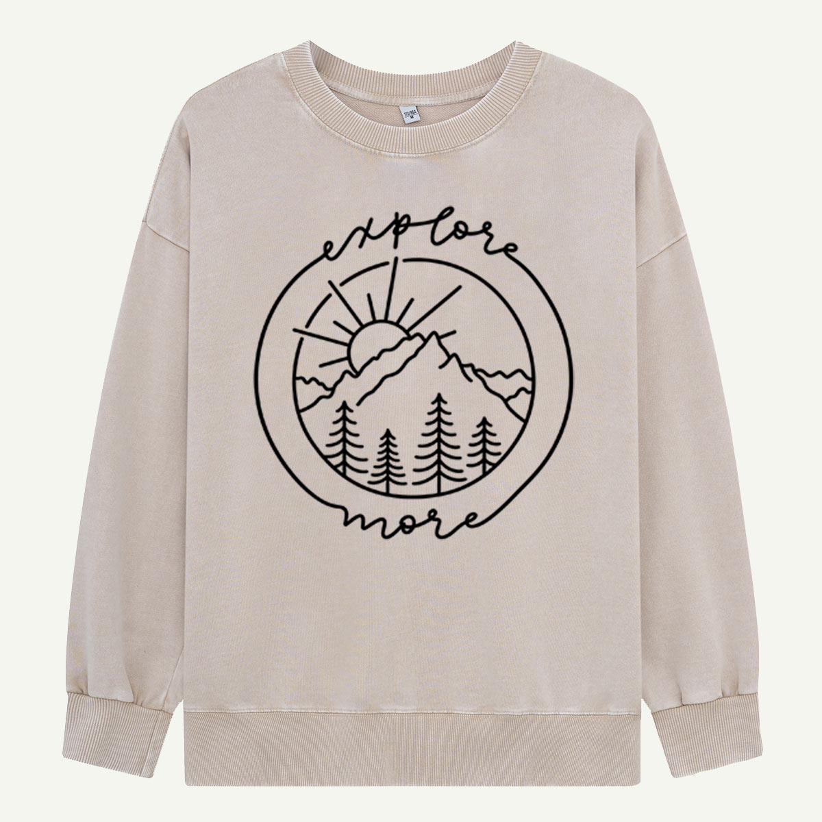 Explore More Mountain Sunrise Washed Sweatshirts