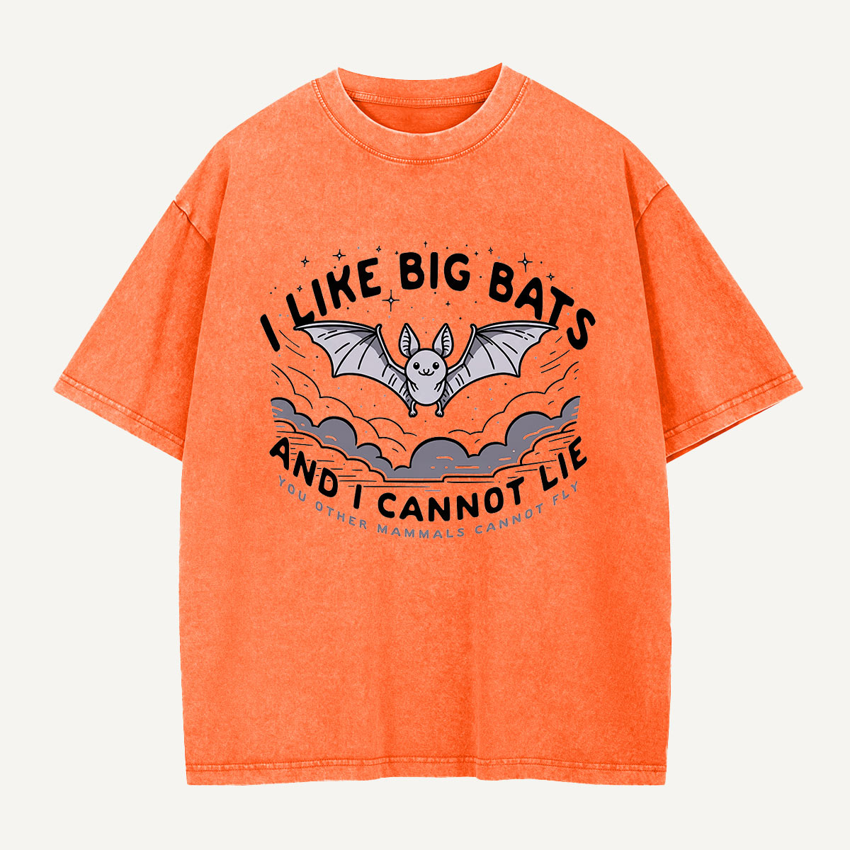 Big Bats, No Lies Washed T-Shirt(TH)