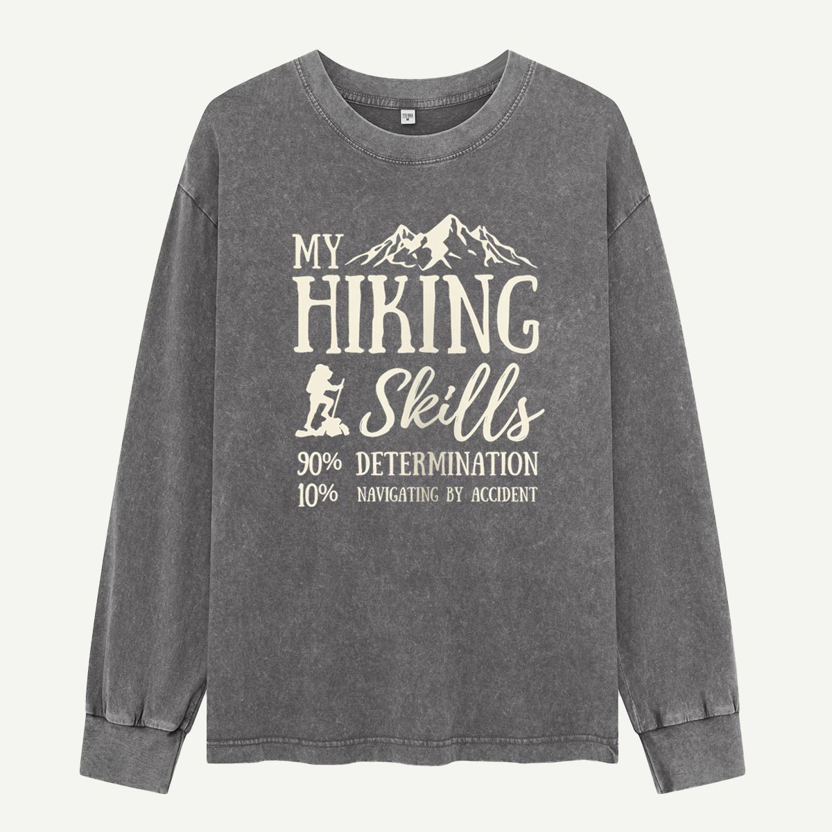 My Hiking Skills Washed Long Sleeves