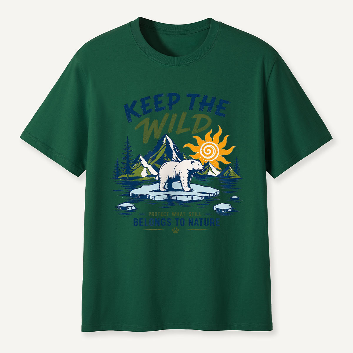 Keep the Wild Outdoor Adventure Wild Arctic Bear T-Shirt