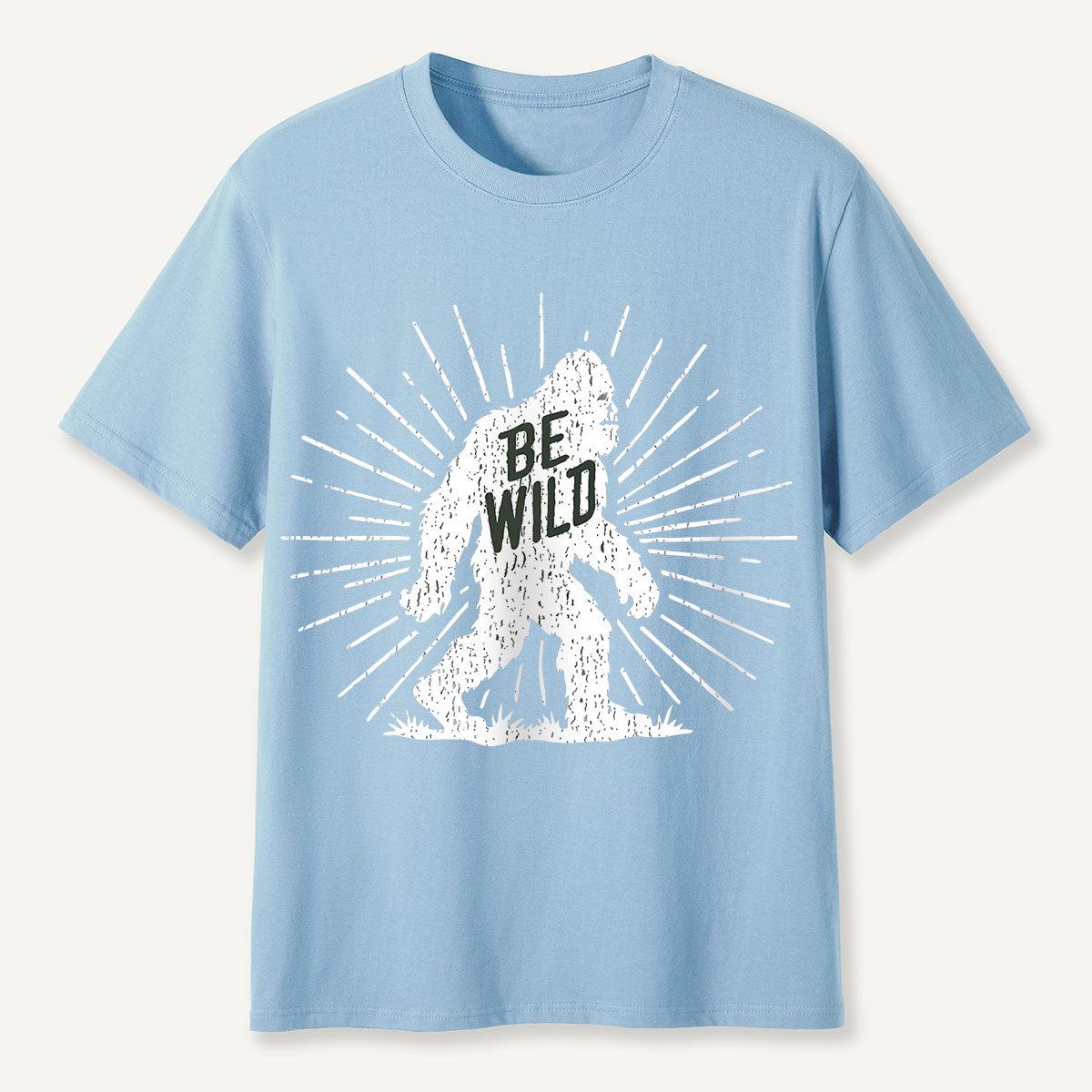 Be Wild Bigfoot Silhouette T-Shirt