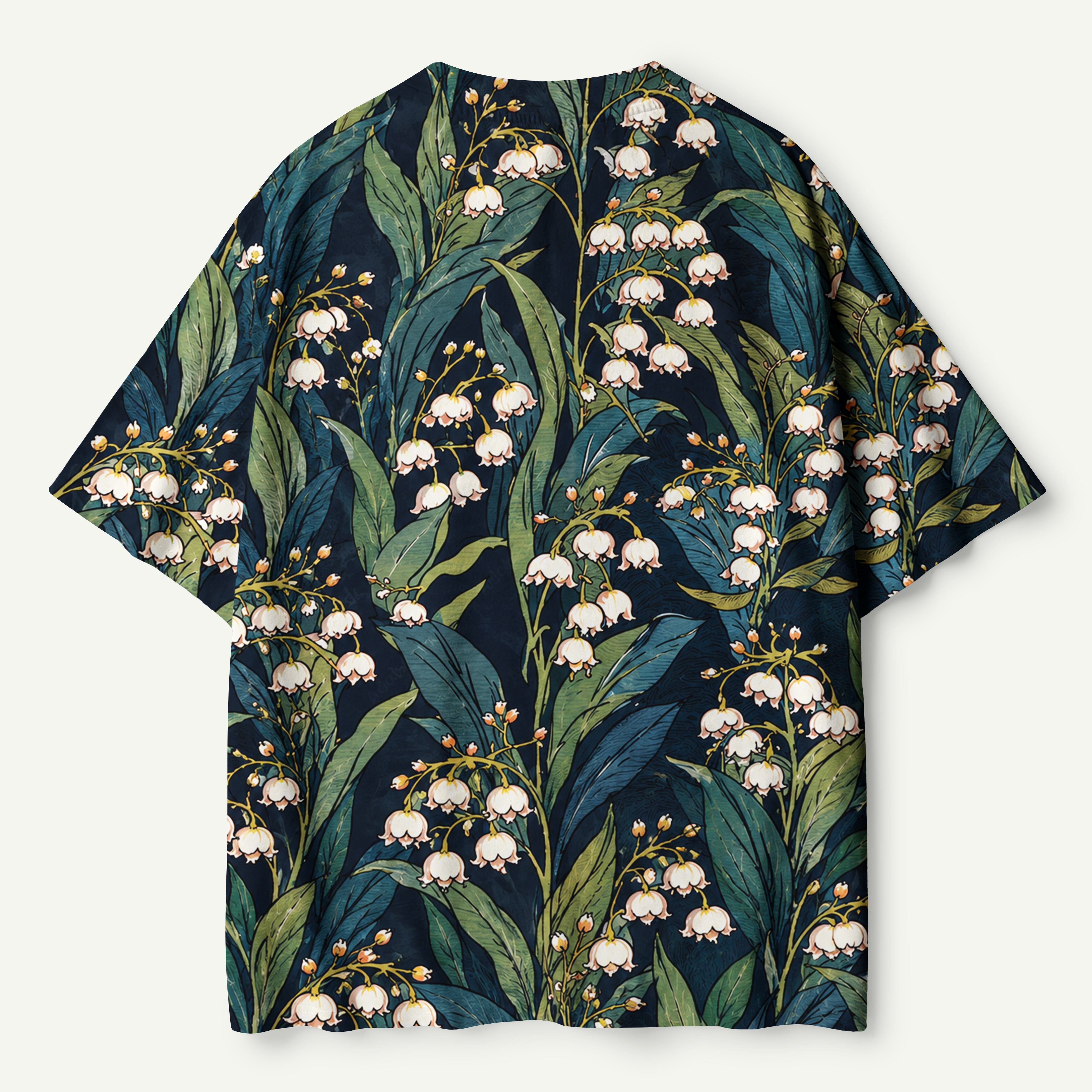 Moonlit Lily Of The Valley Premium Pure Cotton Tee