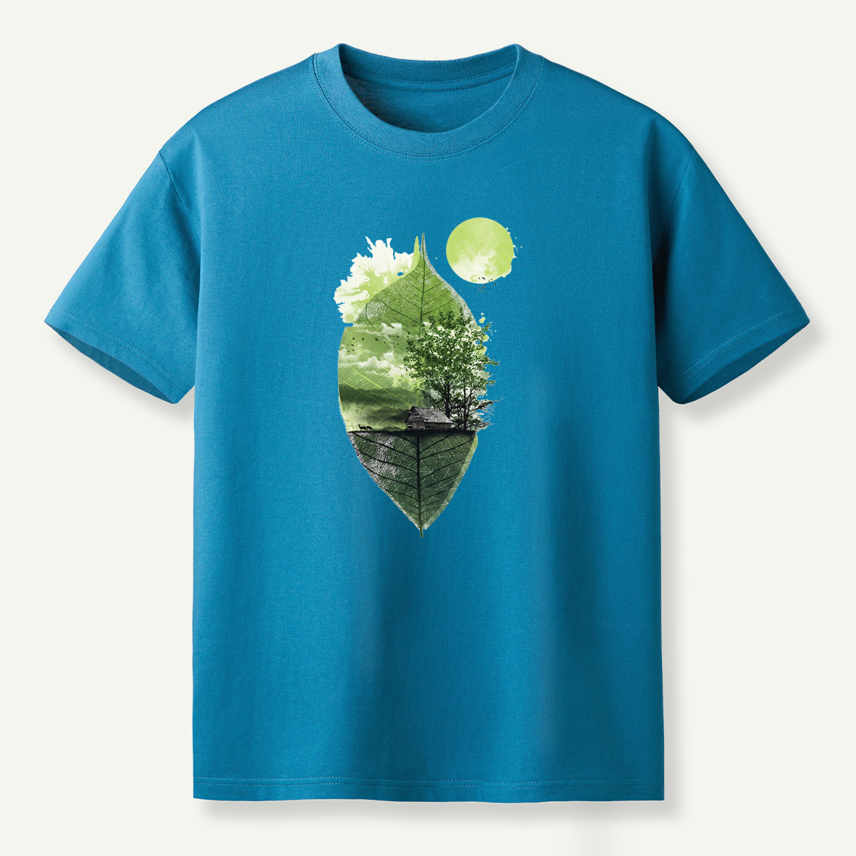 Forest Inside A Leaf Landscape T-Shirt