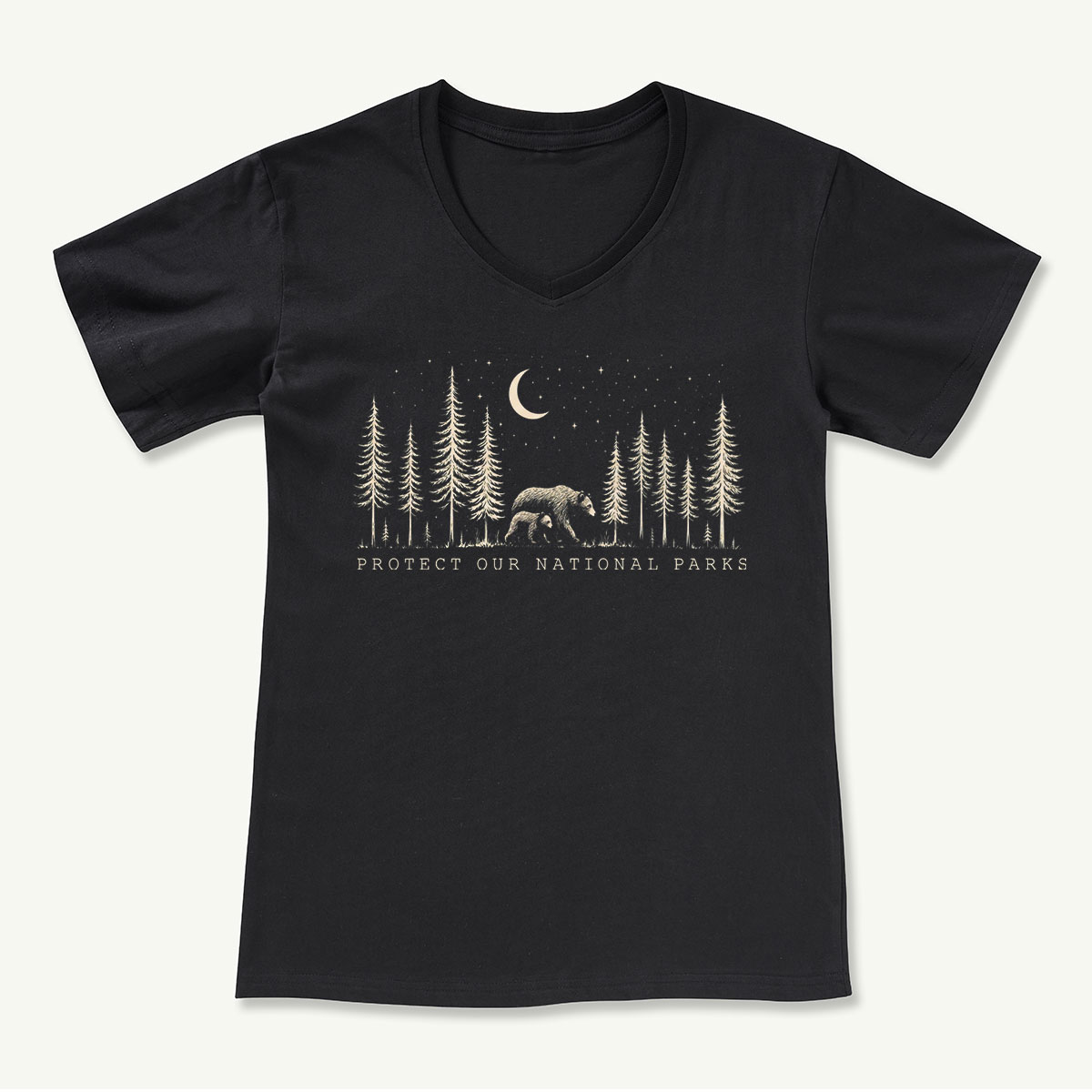 Protect The National Parks Environmental Activism V-neck T‑Shirt