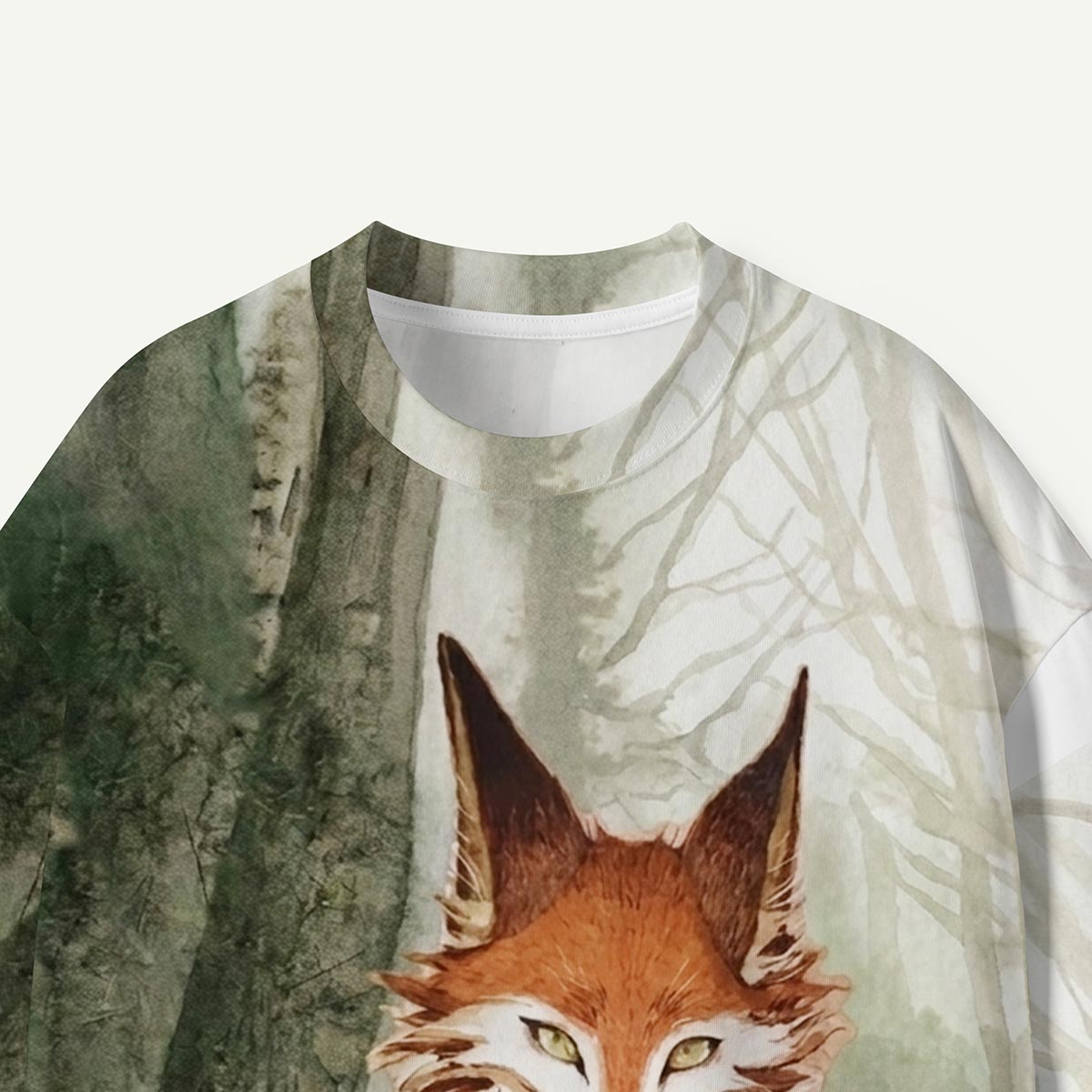 Woodland Fox Premium Eco Tee