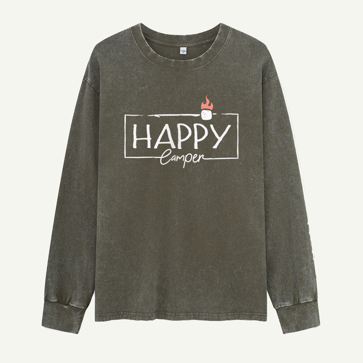 Happy Camper Washed Long Sleeves