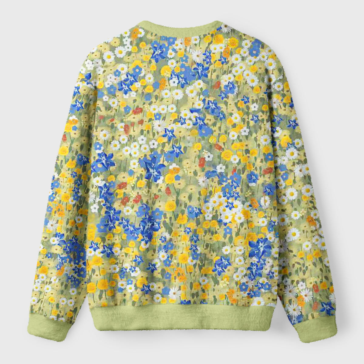 A Meadow in Full Bloom Ugly Fuzzy Fleece Sweatshirt
