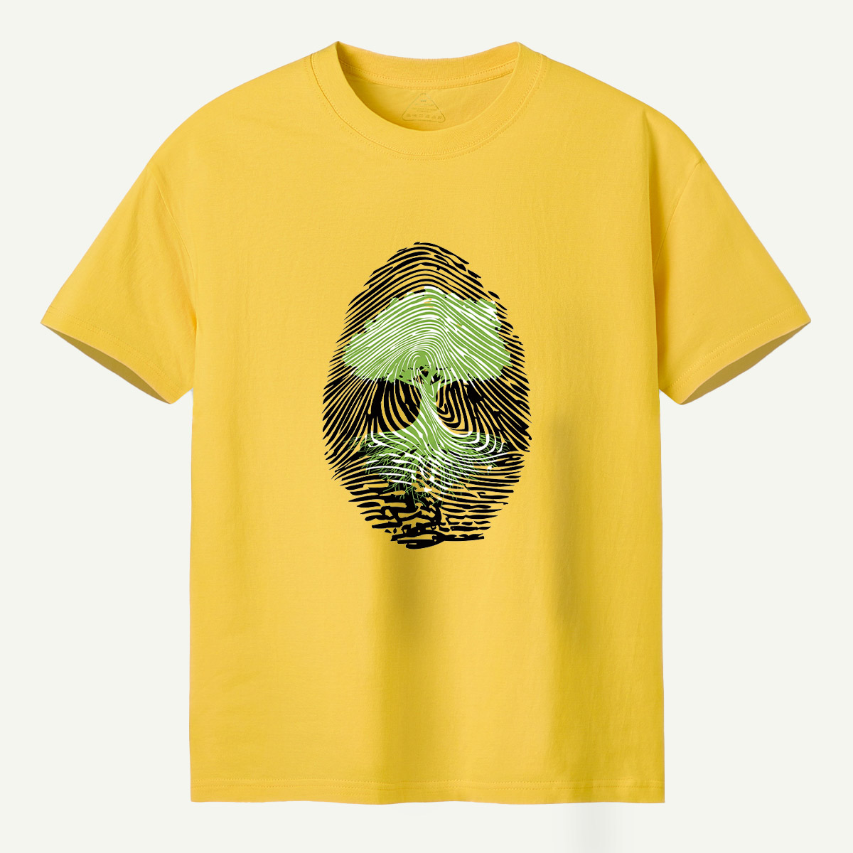 Tree Fingerprint Nature Symbol T-Shirt