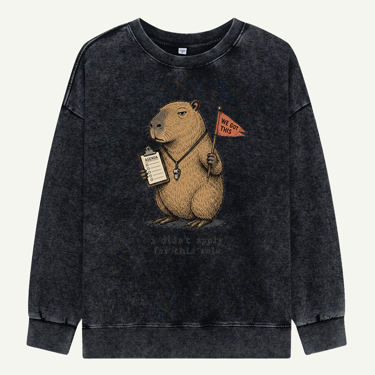 I Didn’t Apply for This Role Washed Sweatshirts