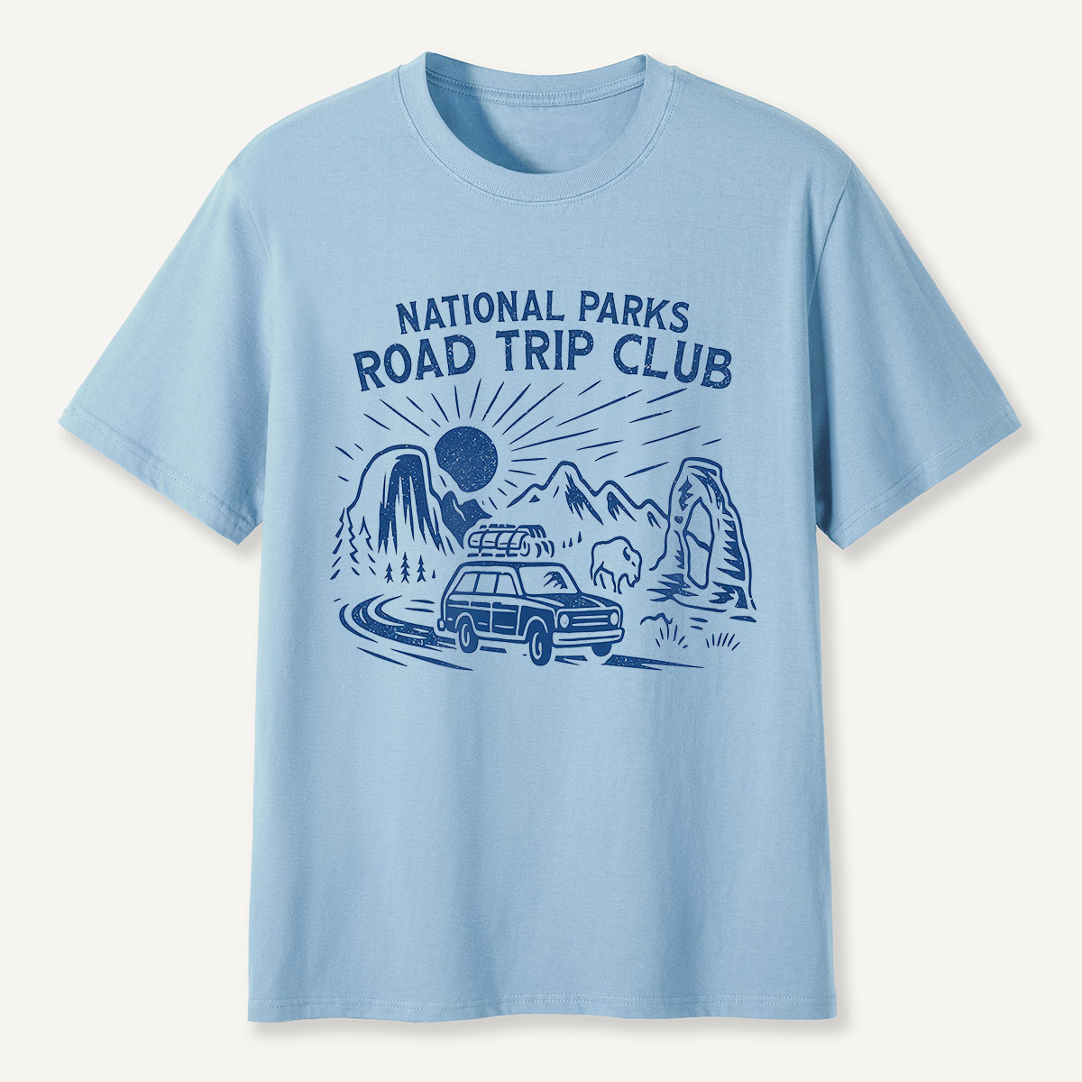 National Parks Road Trip Club Scenic Wagon T-Shirt