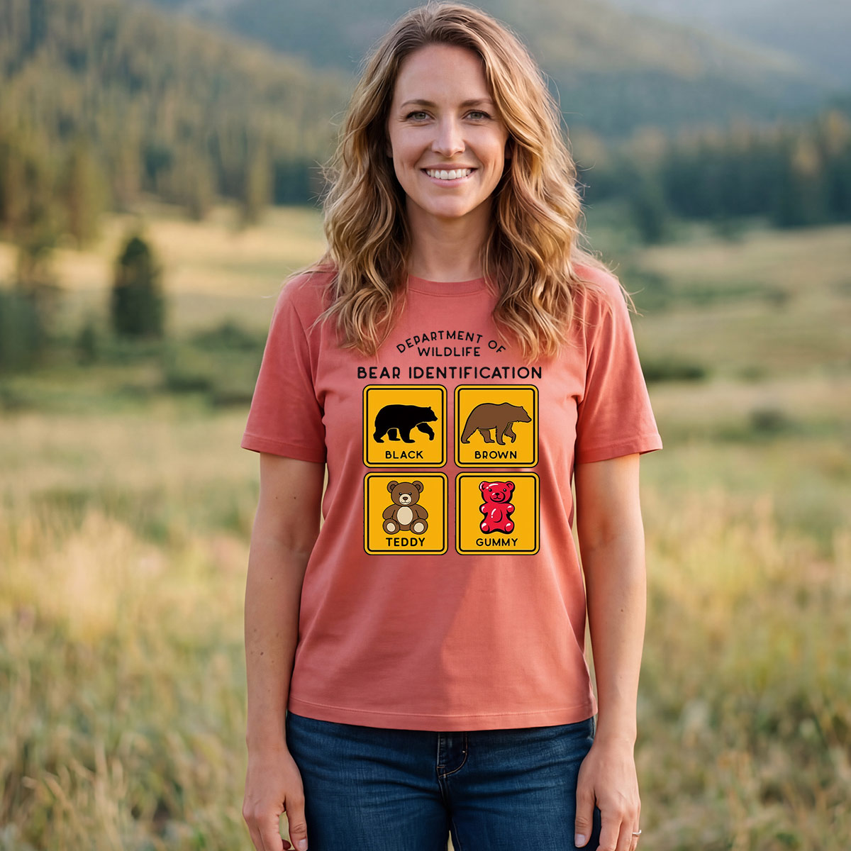 Department of Wildlife Bear Identification T‑Shirt