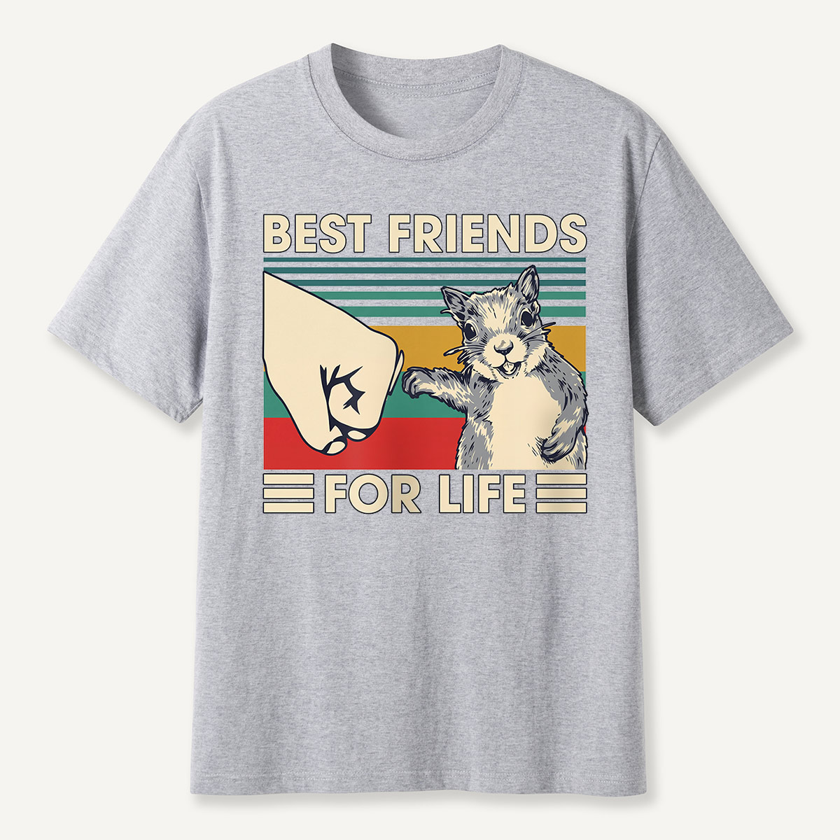 Best Friends for Life Cat Fist Bump T-Shirt
