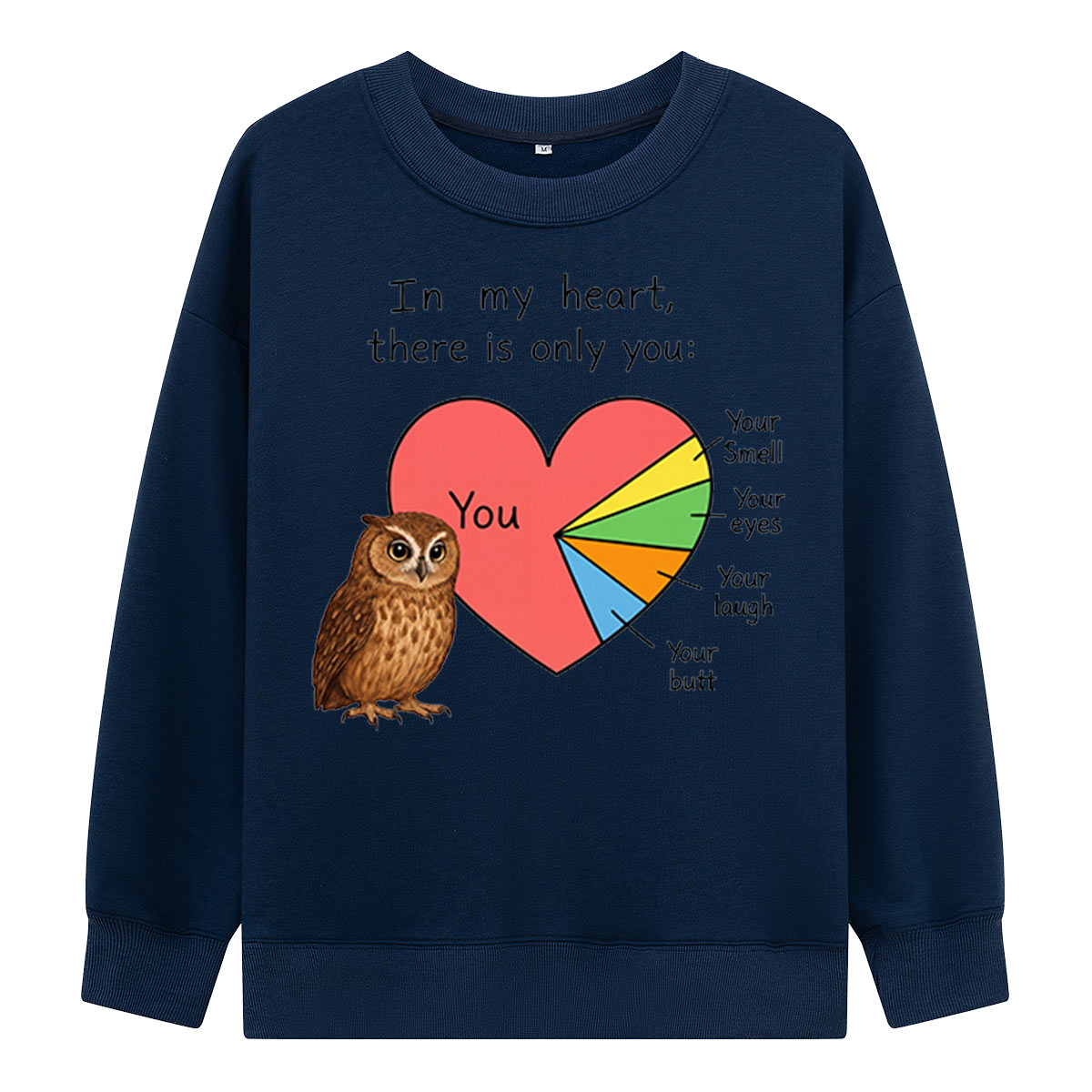 In My Heart Owl Sweatshirts