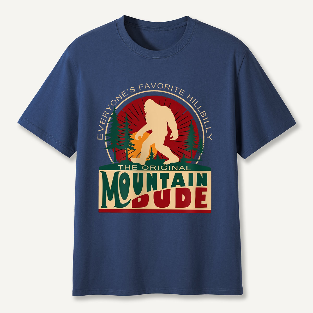 The Original Mountain Dude Cryptid Forest T-shirt