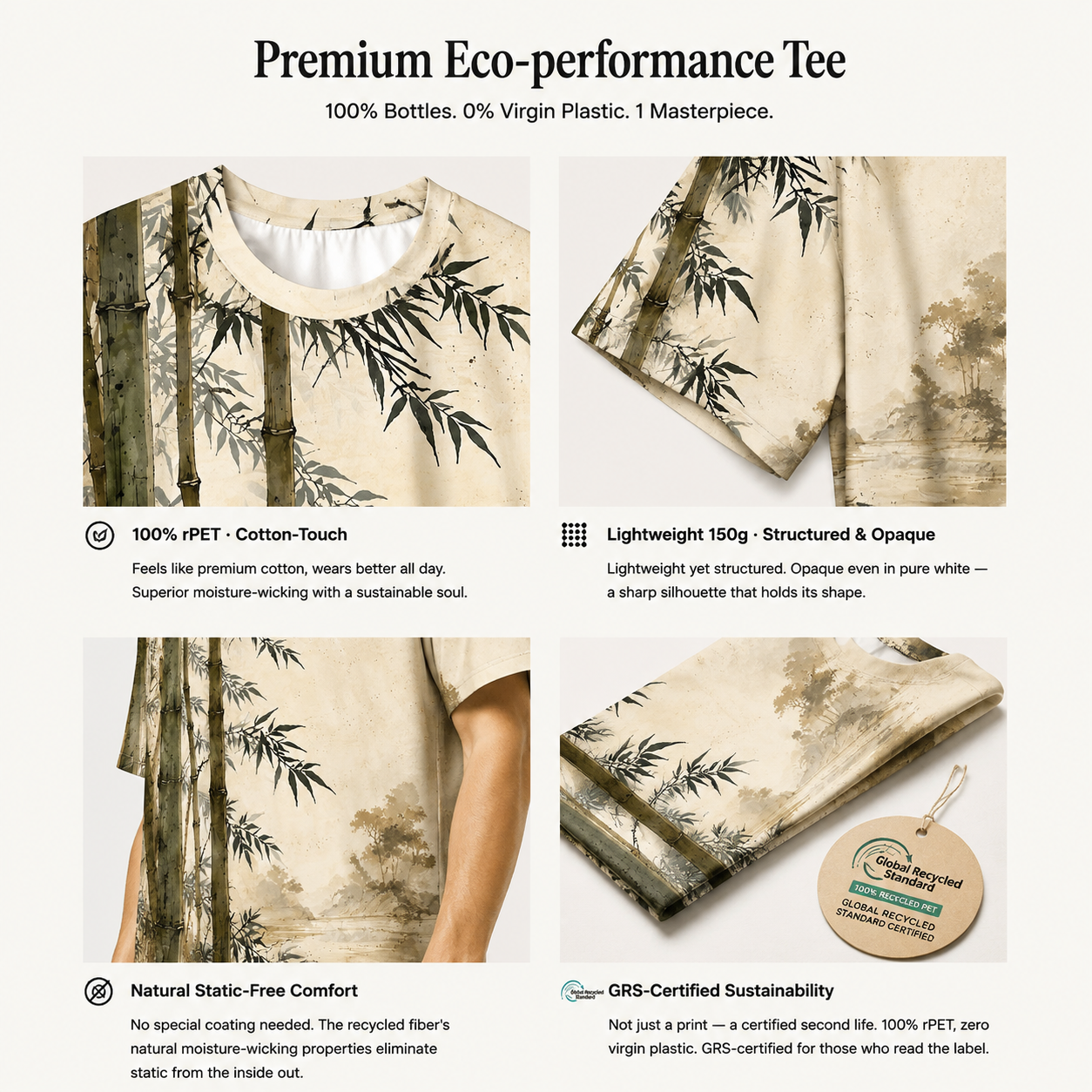 Bamboo Forest Premium Eco Tee