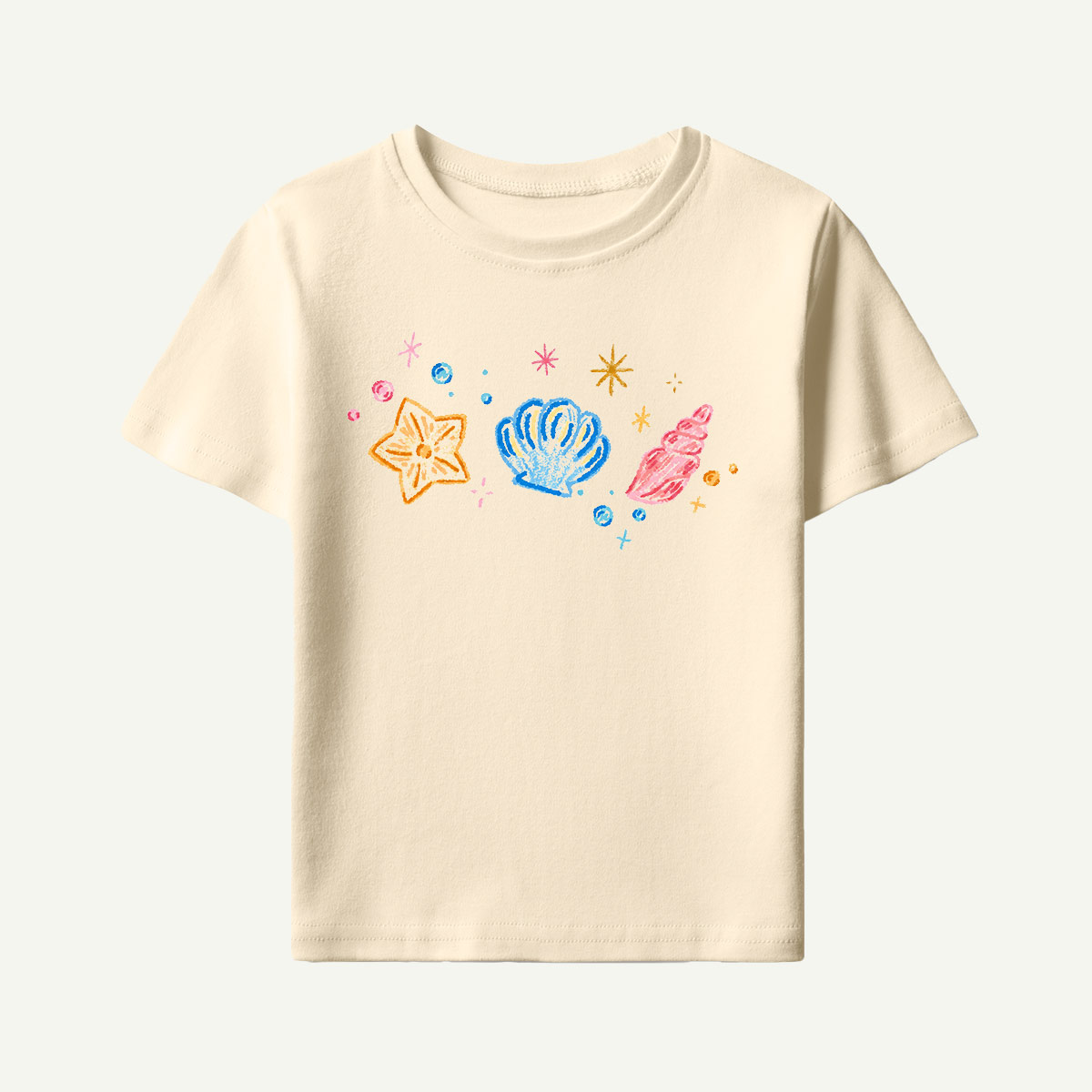Sparkling Sea Treasures Navy Kids T-Shirt