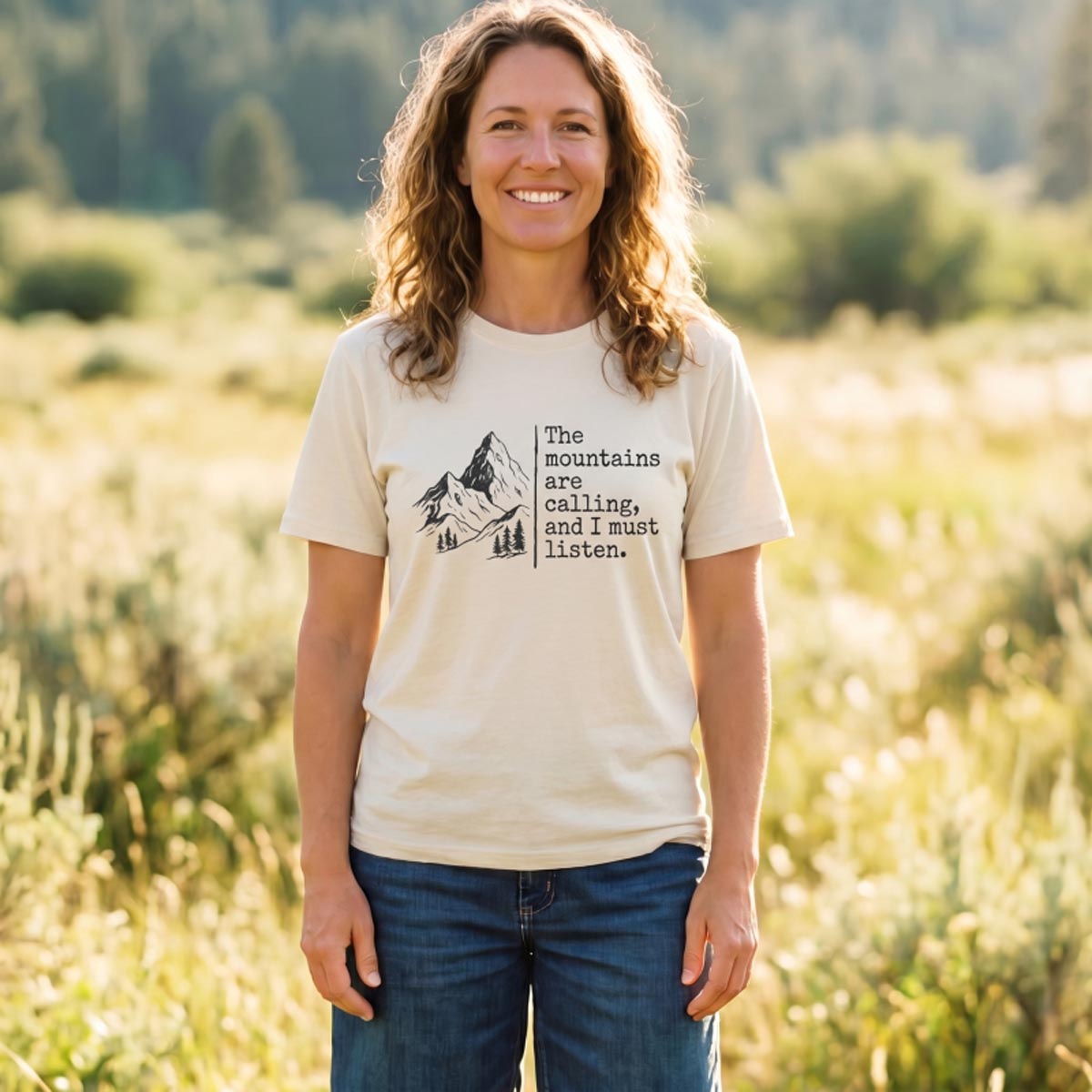 The Mountains are Calling Adventure T-Shirt