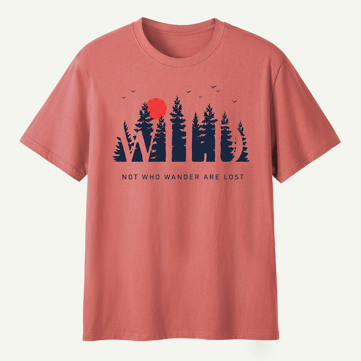 Get Your Nature Ass Lost Pine Forest Sunset T-Shirt