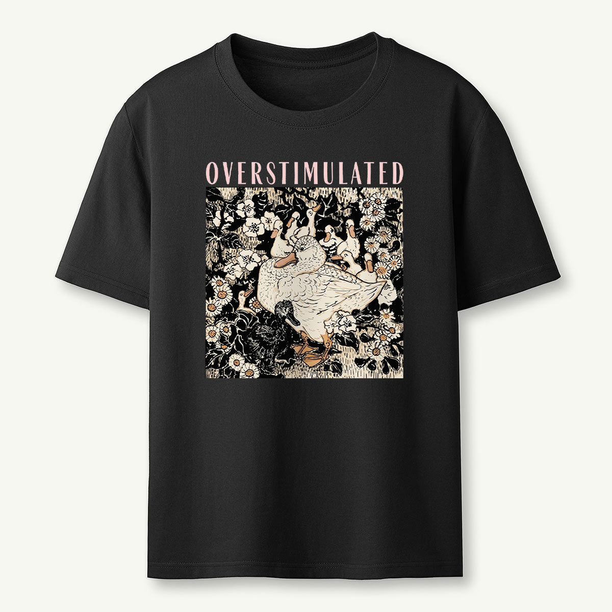 Overstimulated Mama Duck T‑Shirt 