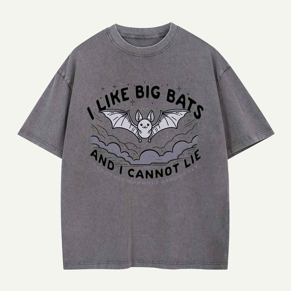 Big Bats, No Lies Washed T-Shirt(TH)