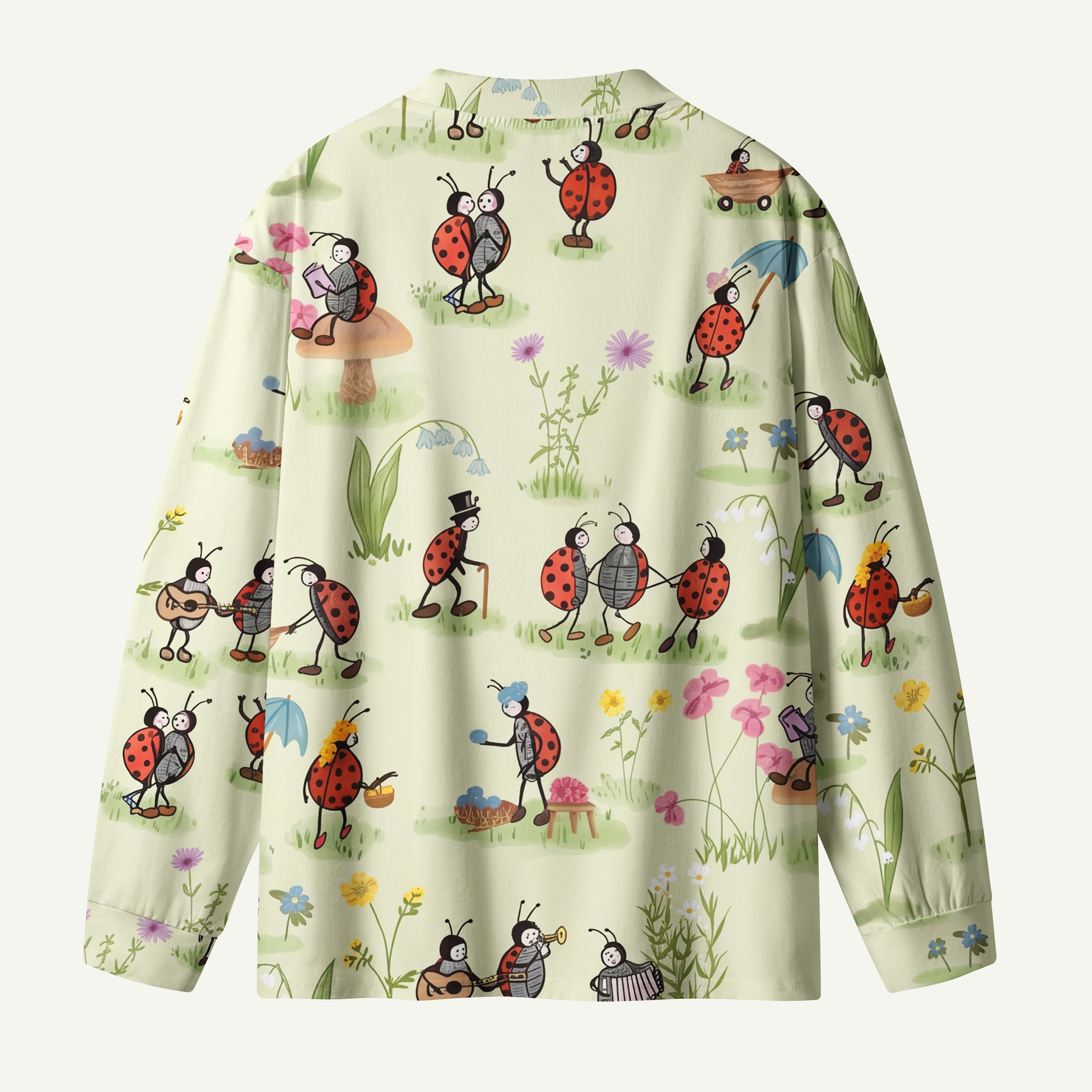 Ladybug and Flower Premium Eco Long Sleeves