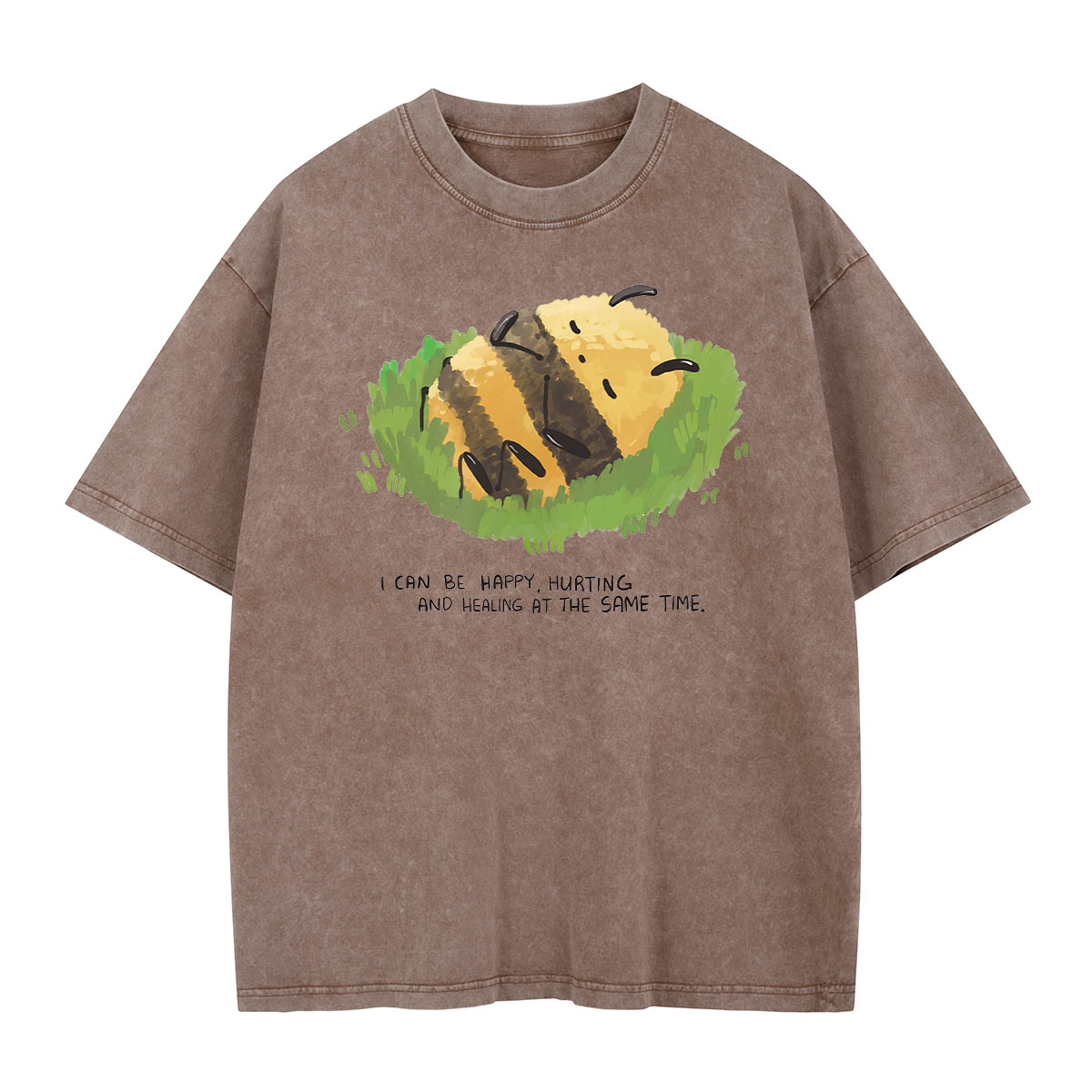 Healing One Buzz at a Time Washed T-Shirt