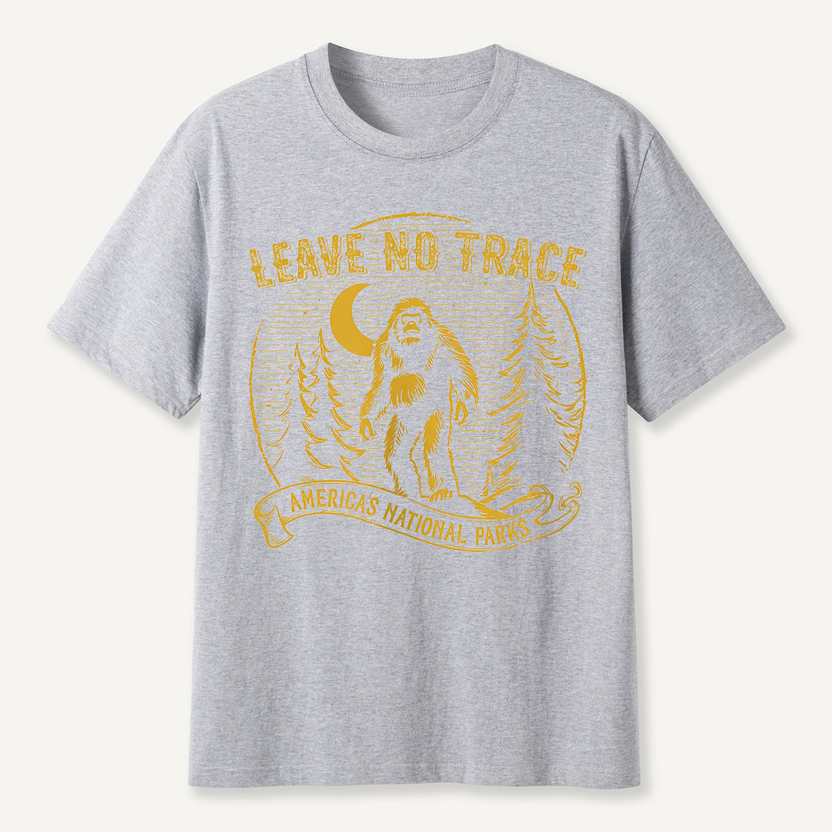 Denali National Park Bear Alaska Badge T-Shirt