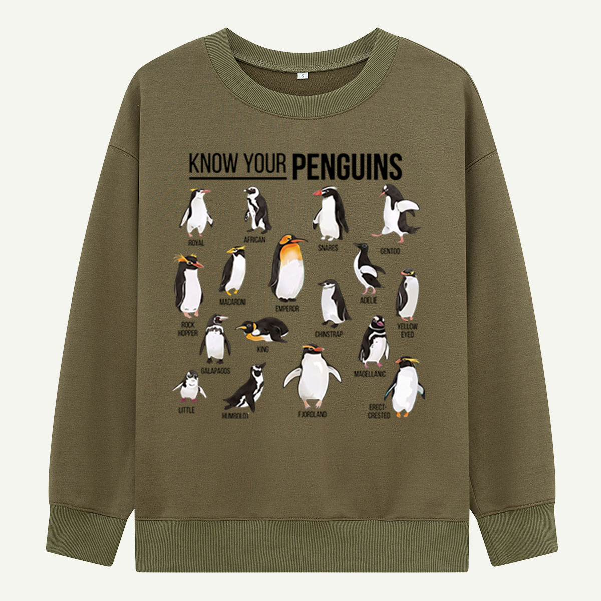 Know Your Penguins Sweatshirts