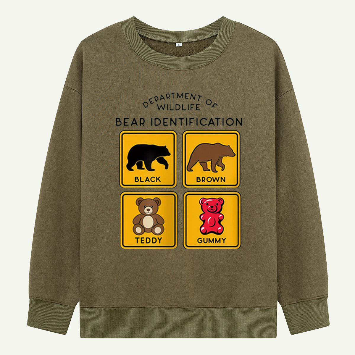 Department of Wildlife Bear Identification Sweatshirts