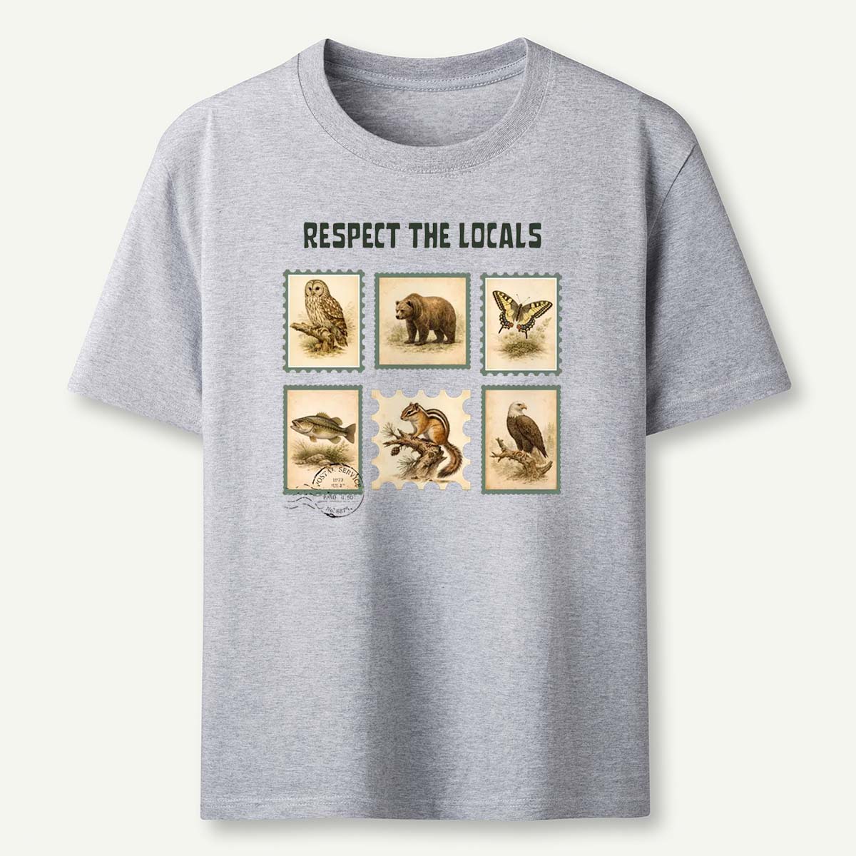 Respect The Locals Earth Day Wildlife T-Shirt