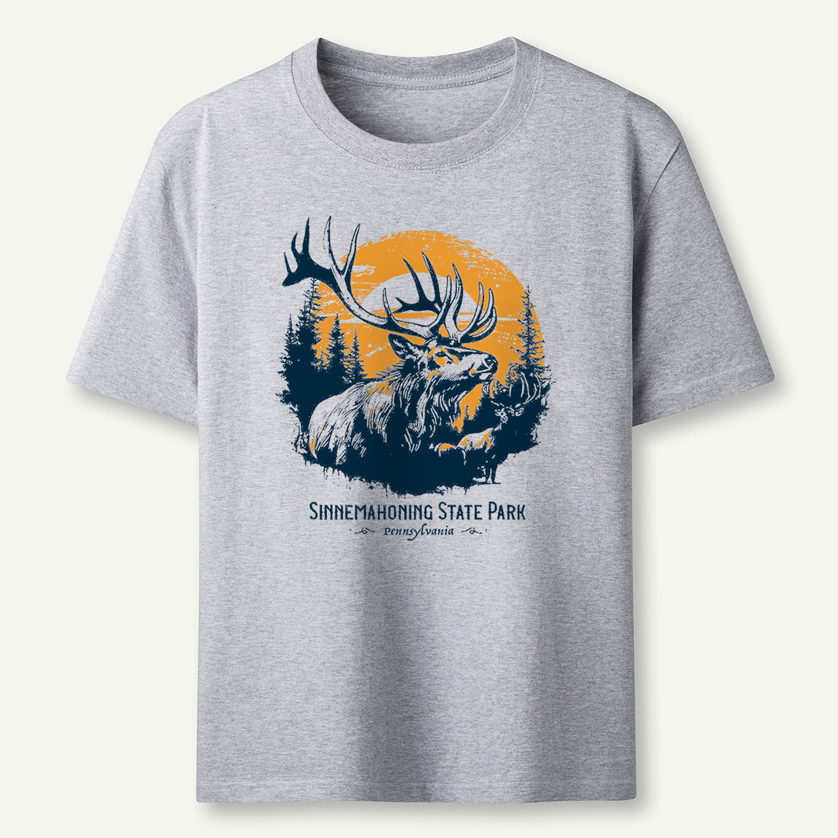 Elk Sunset Tee Cotton Classic T-Shirt