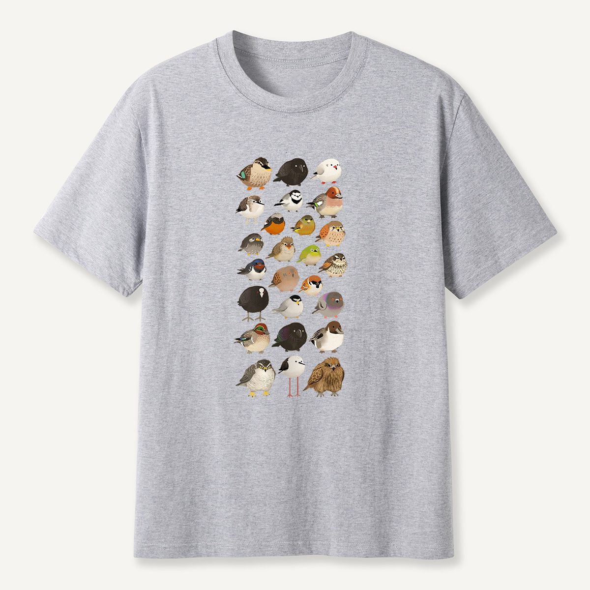 Bird Species Illustration T-Shirt