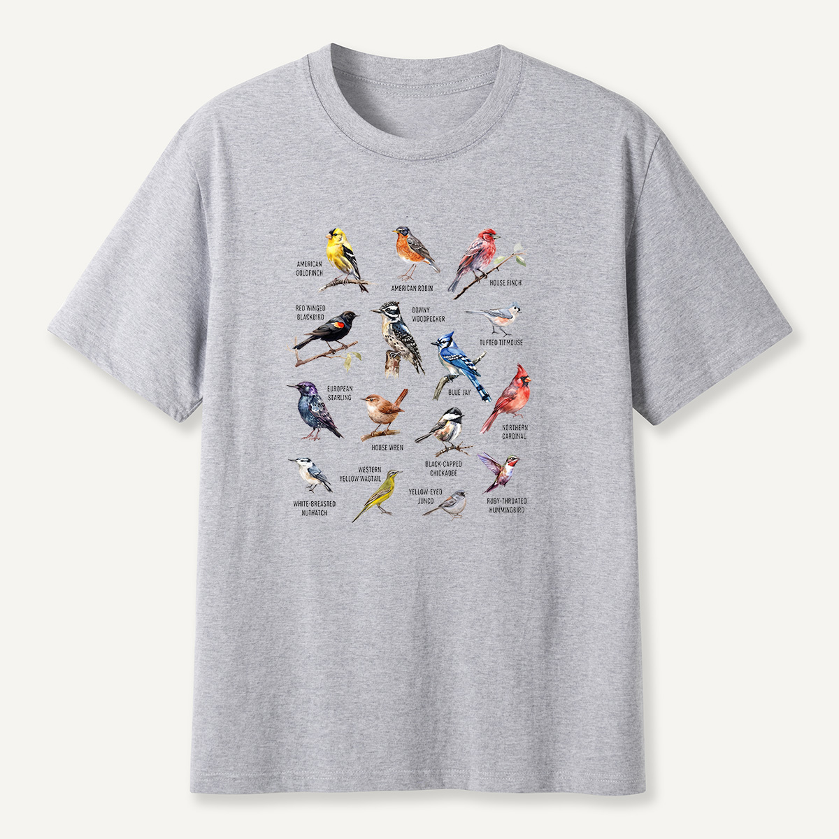 MDCTBYWY26071708North American Bird Guide T-Shirt