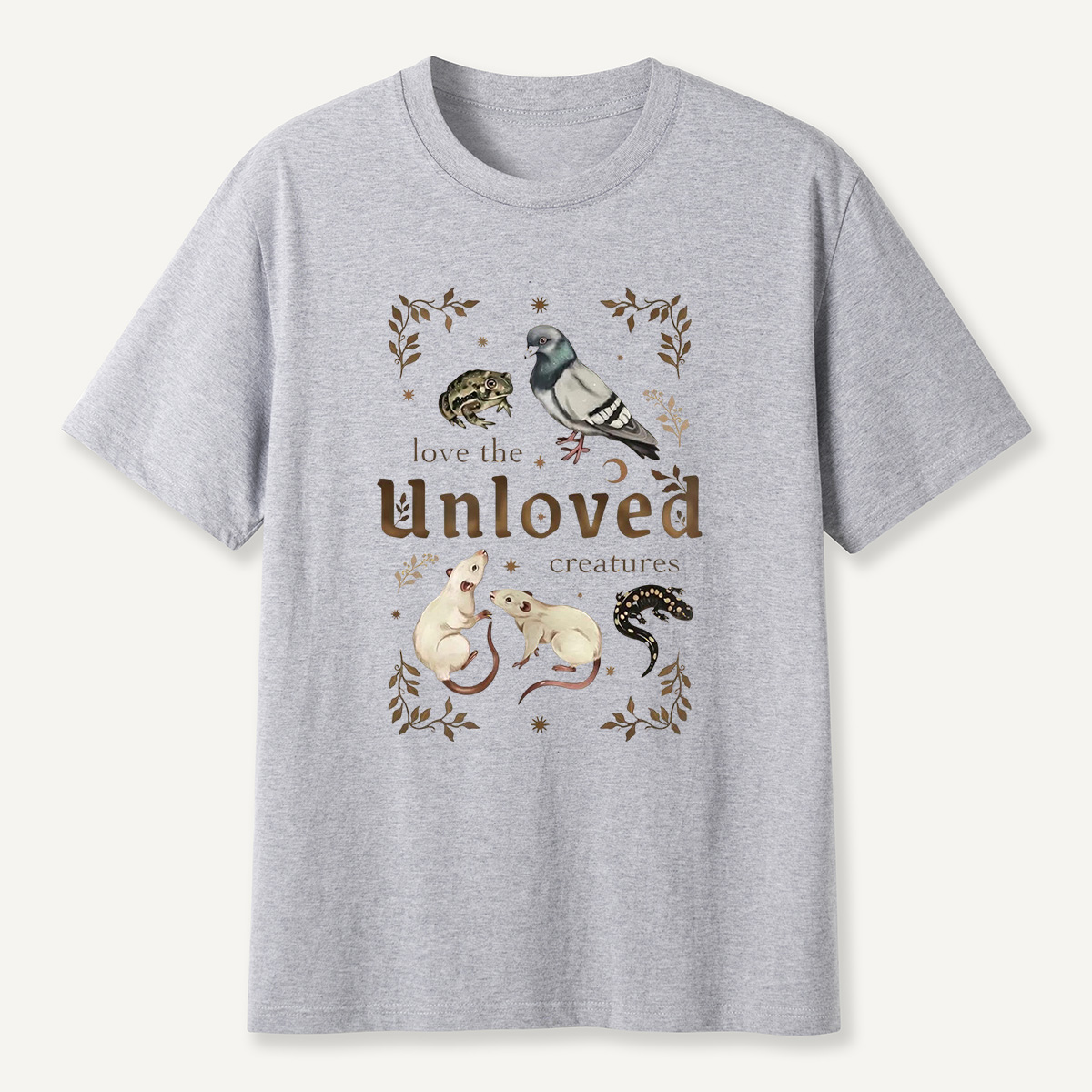 MDCTBYWY26072209 Love the Unloved Creatures T-Shirt